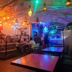 the interior of a restaurant