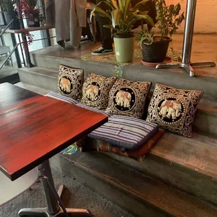 interior, sushi and sashimi