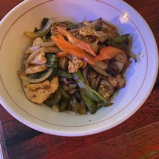 Spicy Hobo Noodle with chicken.