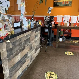 the front desk