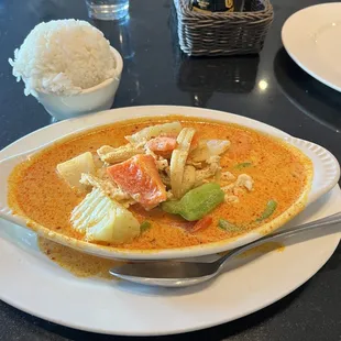 Spicy chicken curry