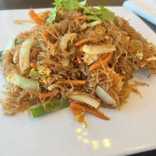 Pad Woon Sen w shrimp