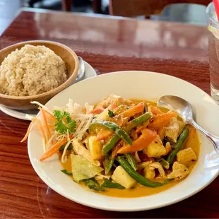 O. Pineapple Panang Curry