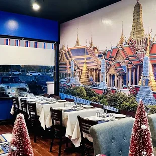 The dining area.. Small but clean and clean