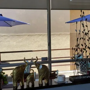 Lots of outside seating