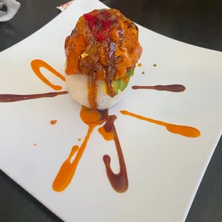 Tuna and Salmon Tower