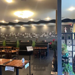 the interior of a restaurant