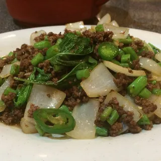 Rice with Pad Ka Praw