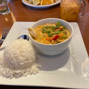 Penang chicken curry