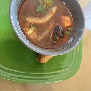 Spring roll/soup