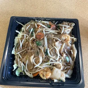 Pad See Ewe with egg