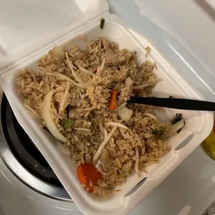 No seasoned Fried Rice