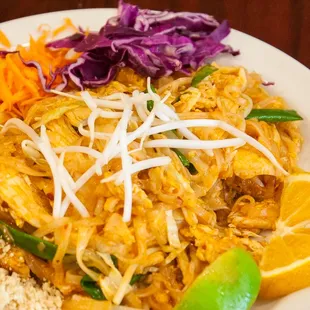 a plate of food on a table