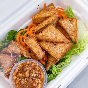 Fried Tofu (8). Yum!