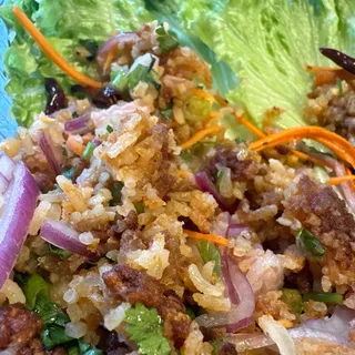 Nam Kao. ( lettuce Wraps )