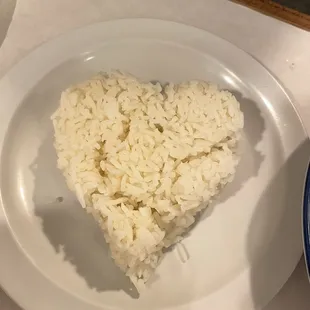 Heart shaped. AWWW!!!