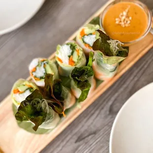Fresh Rolls (Shrimp) are light and refreshing