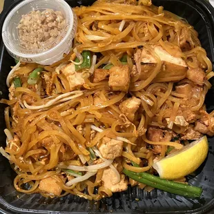 Pad Thai-not sure why, but it has a more sweet taste to the sauce than what I'm used to