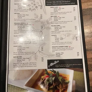 menu, sushi and sashimi