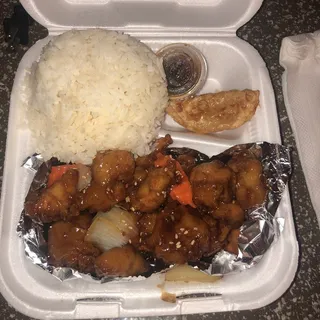 Orange Chicken Lunch Special