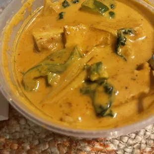 tofu red curry