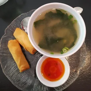 Miso Soup Egg Roll