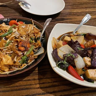 Drunken Noodle Spicy Eggplant