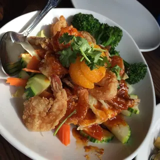 Thai Spoon Orange Prawns