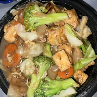 Pad see ew with tofu