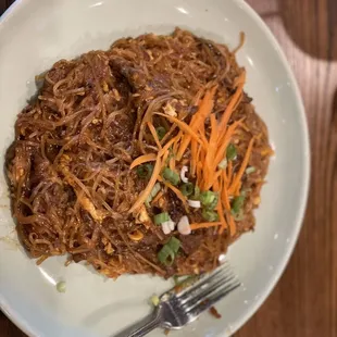 Beef Pad Thai (no bean sprouts)