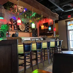 Sushi bar area