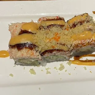 Angry dragon roll