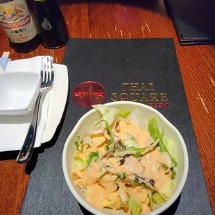 House small green salad was good.