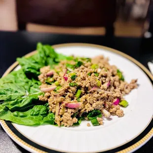 Pork learn. Not impressive as the sauce was not soaked up enough