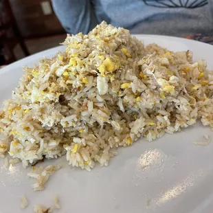 Crab meat fried rice