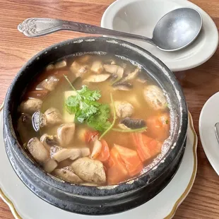 Tom Yum Tofu Soup