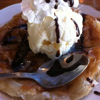 Roti with Ice Cream