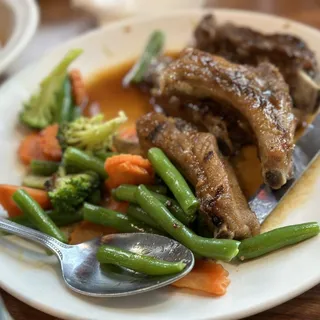 Back Ribs with Fried Rice
