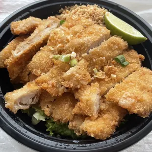 Chicken Thai street noodle