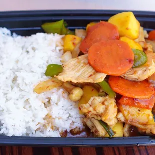 Mango stir fried