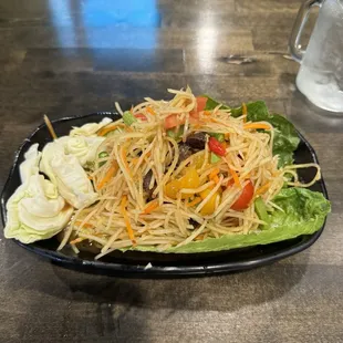 SS7. Papaya Salad with Salted Crab