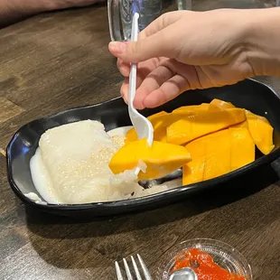 Sticky rice mango desert (HIGHLY RECOMMEND)