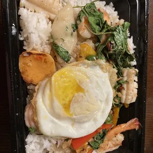 SR4: Thai-Basil Stir-Fried Seafood. Wasn't a large fan