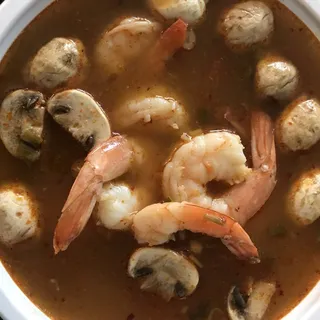 Tom Yum Noodle With Shrimp