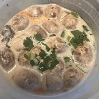 Tom Kha Noodle With Shrimp
