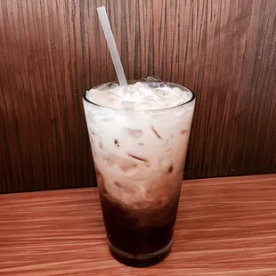 Thai iced tea. Beautifully prepared and so tasty!