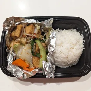 Veggies with tofu