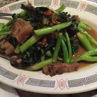 BBQ Pork and Chinese Sausages Fried Rice