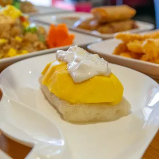 a variety of food items