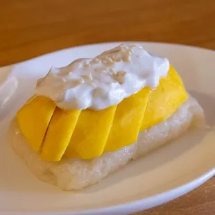 a close up of a dessert